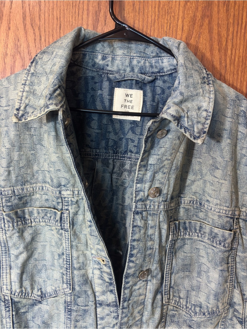 We The Free Light Blue Denim Jacket - Women - Picture 2 of 4
